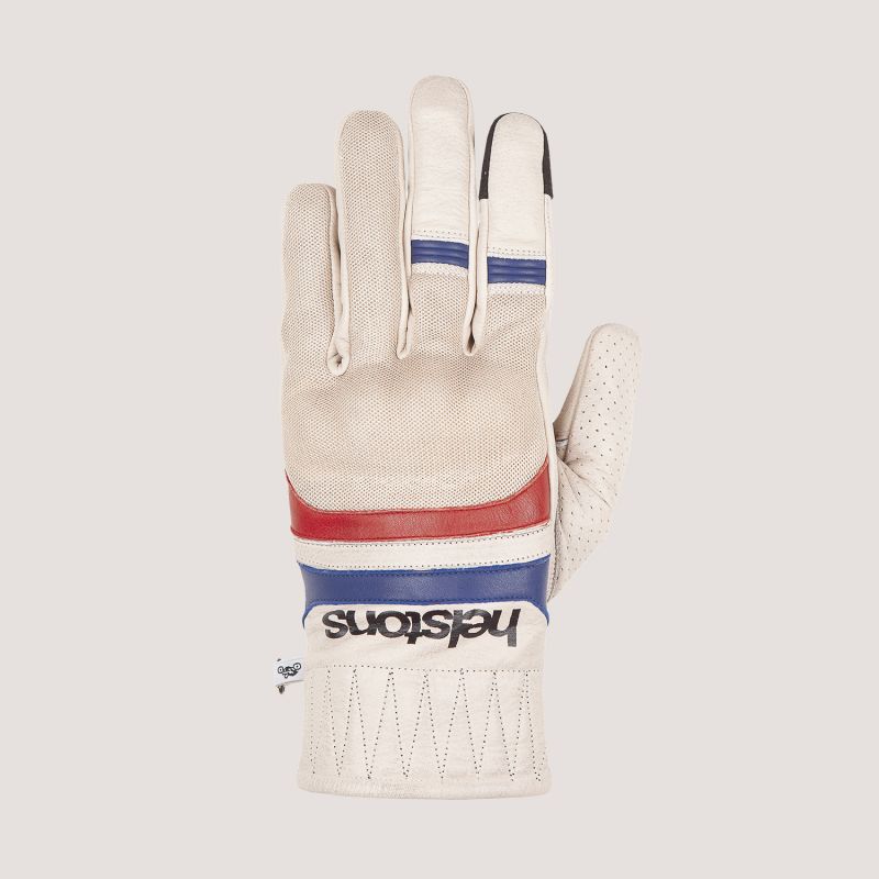 Gants moto chauffants vintage Helstons : un style néo-rétro.